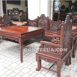 Bộ trường kỷ được làm từ chất liệu gỗ tốt nhất