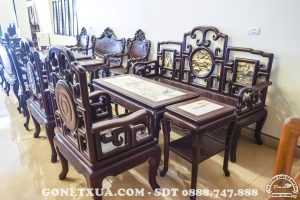 Móc mỏ gỗ gụ 6 món