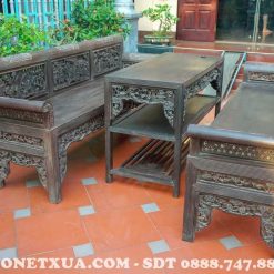 Chất liệu gỗ mang đậm nét xưa cho bộ trường