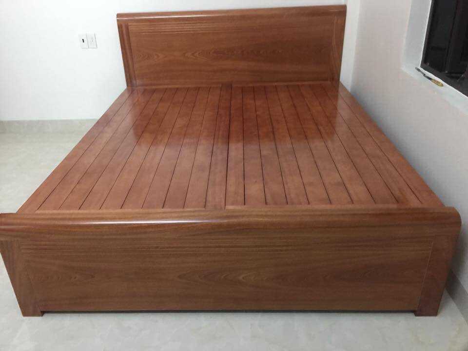 Giường ngủ gỗ dổi