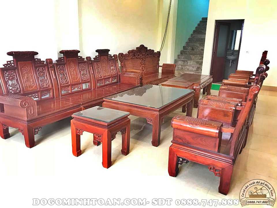 MQ24 Bộ bàn ghế minh hộp gỗ hương 6 món ( Chú Bắc, Ninh Bình ...