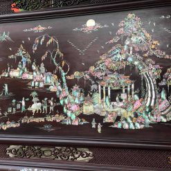 Tranh Vinh Quy Bái Tổ Khảm Mẫu